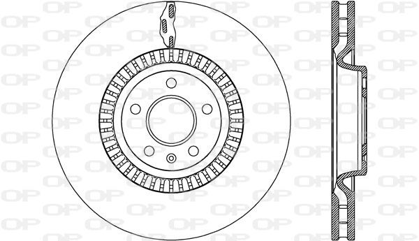 OPEN PARTS Тормозной диск BDR2616.20